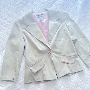 Y2K 2 Tone Pin Stripe Blazer